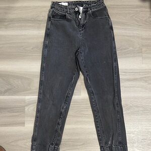 Collusion Women's Charcoal High Rise Jeans